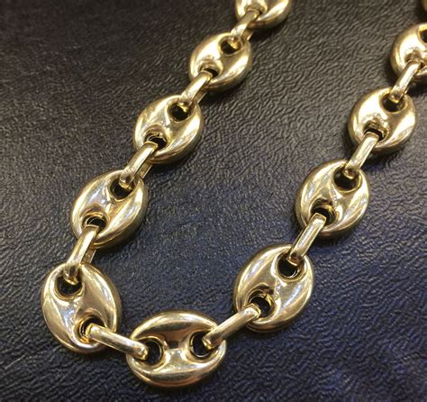 14kt gucci link chain|gucci link chain for men.